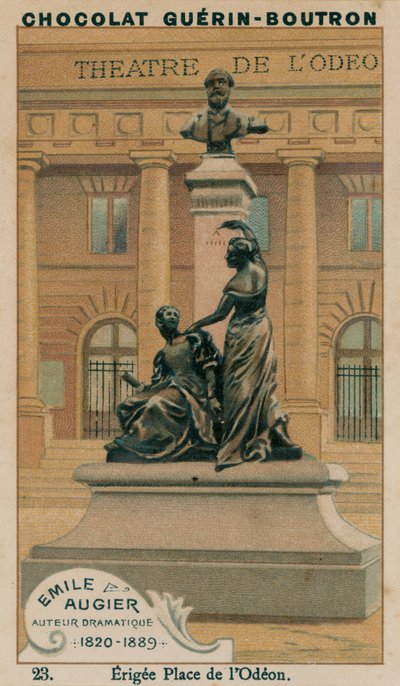 Emile Augier, Playwright, 1820-1889, Erected in Place de l