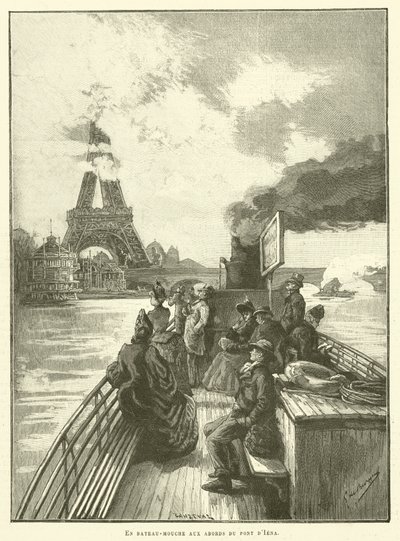 On a Riverboat Near the Pont d