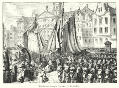 Entry of French Troops into Amsterdam by French School