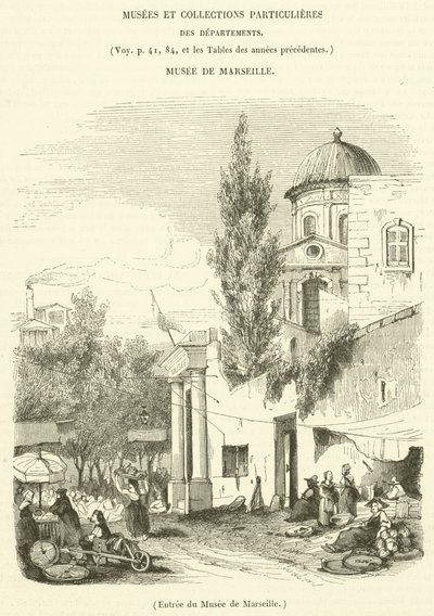 Entrance of the Marseille Museum by French School
