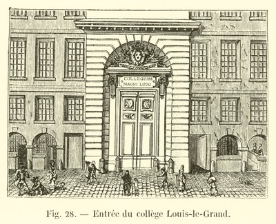 Entrance to the College Louis-le-Grand by French School