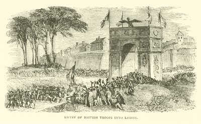 Entry of British Troops into Lisbon by French School