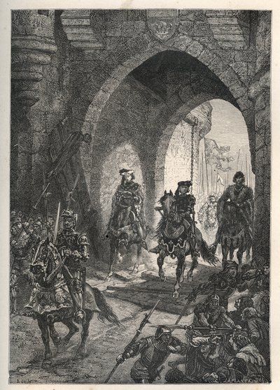 French King Charles VI Returns to Paris After the Crushing of the Revolt of Maillotins in 1382 by French School