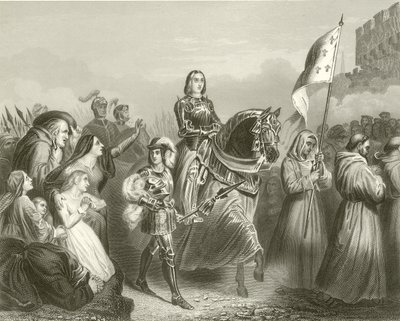 Entry of Joan of Arc into Orleans, 1429 by French School