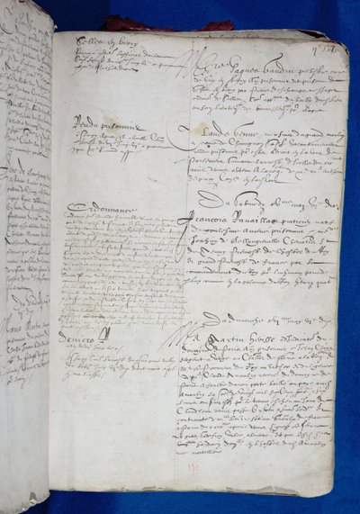 Entry on prison register of the Grand Chatelet of Francois Ravaillac, 1610 by French School