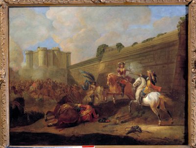 Episode of the Fronde: Fight of Two Horsemen by French School