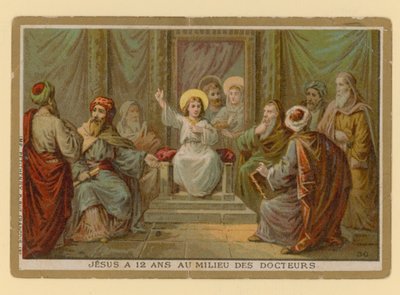 Episode in life of Jesus Christ by French School