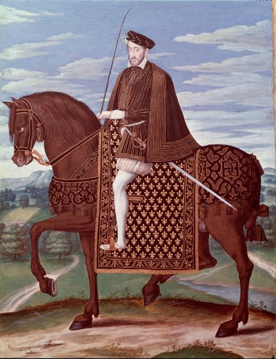 Equestrian Portrait of Henry II, King of France by French School