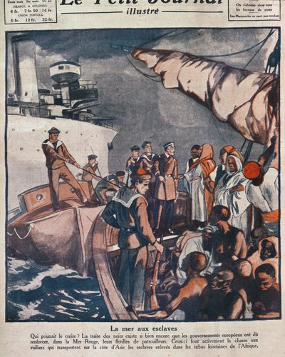 European Patrol Ships Intervening with Slave Traders in the Red Sea, Cover of 