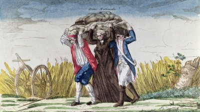 Everybody carry the burden of Taxes and National Debt by French School