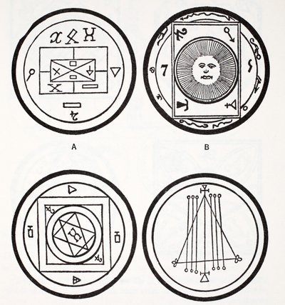 Examples of Ancient Talismans by French School