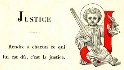 Excerpt from the Alphabet of the Child Jesus by French School
