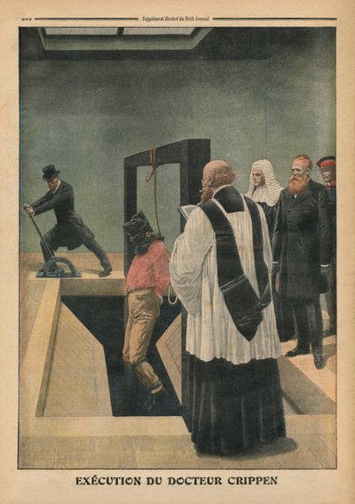 Execution of Doctor Crippen, illustration from 