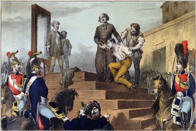 Execution of Jean-Baptiste Troppmann (1848-1970) 19th January 1870, c.1870 by French School