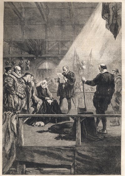 Execution of Mary, Queen of Scots and Queen Consort of France by French School