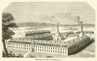 Moncenis crystal factory by French School