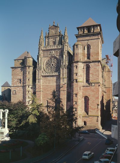 Facade of the Cathedral of Notre-Dame, 13th-16th century by French School