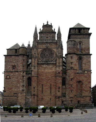 Facade of the Cathedral of Notre-Dame, 13th-16th century by French School