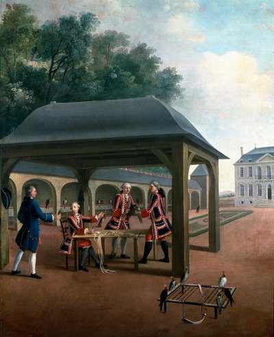 Falconry: Breeding Falcons for Hunting (18th Century) by French School