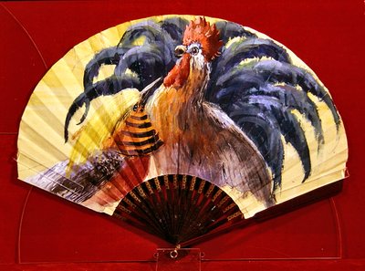Fan Decorated with a 