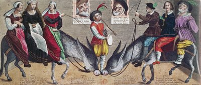 Farce Staged at the Theatre of the Hotel de Bourgogne by French School