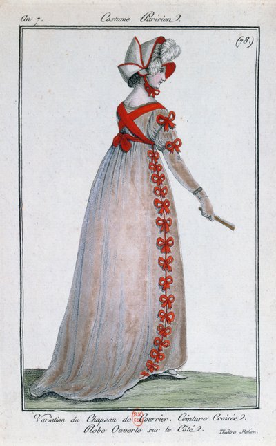 Fashion design for a Parisian lady