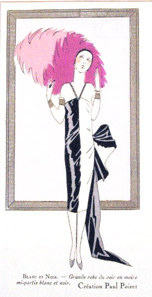 Fashion design for an evening dress 
