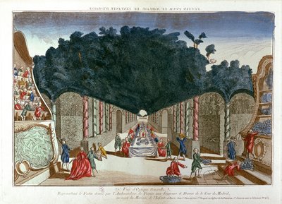 Feast Given by the French Ambassador in Madrid for the Marriage of the Infanta of Spain by French School