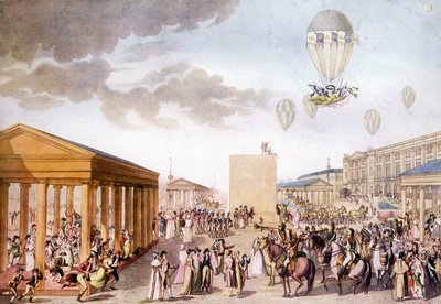 Feast of the coronation and coronation of their imperial majesties by French School