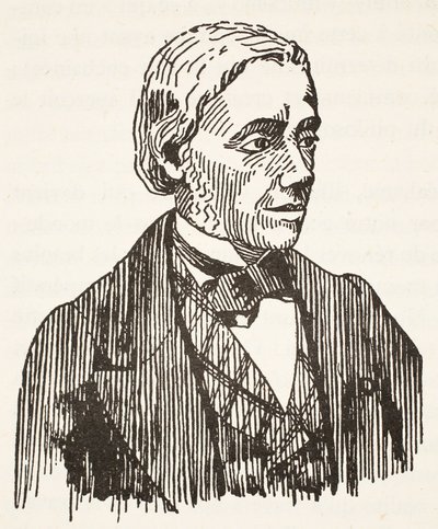 Felix Ravaisson, illustration from Histoire de la Nation Francaise, Sciences, Volumes I & II by French School