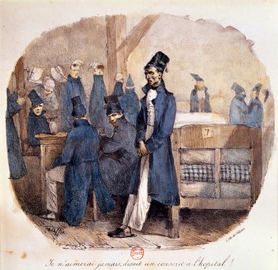 First Empire: The conscripts at the hospital in 1809 Paris, B.N. by French School