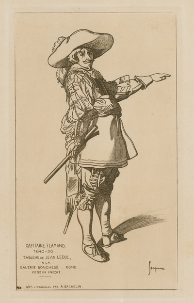 Flemish Captain, 1640-50 by French School