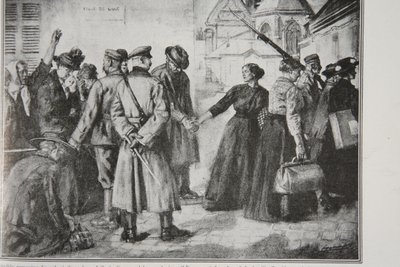 Forcibly removing French civilians from Lille to German labour colonies by French School