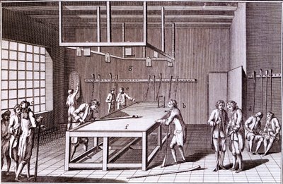 Form of Billiards played in France, mid 18th century by French School