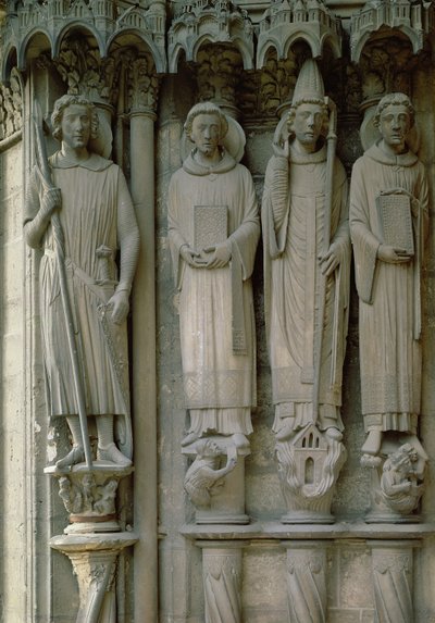 Four Martyr Saints, Chartres Cathedral, c.12120 by French School