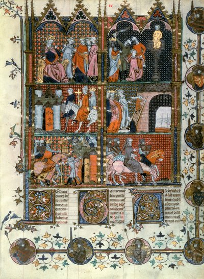The Crusades: The Taking of Jerusalem by the Turks and the Massacre of the Christians by French School