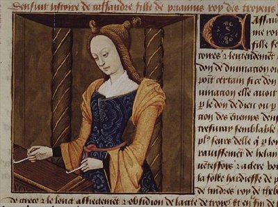 Cassandra Playing a Zither, from 