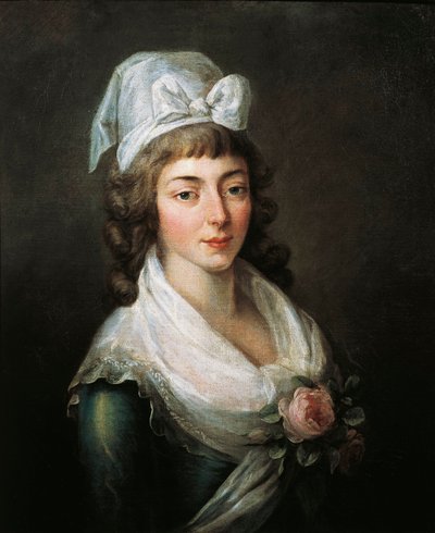 Portrait of Madame Roland (Marie-Jean Roland de la Platiere) by French School