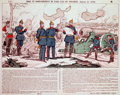 The Siege and the Bombardment of Paris by French School