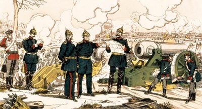 Franco-Prussian War: The Siege and the Bombardment of Paris by French School