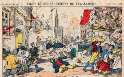 Franco Prussian War (1870-1871), on 23 August 1871, Strasbourg was bombed and was due to surrender on 28 September by French School
