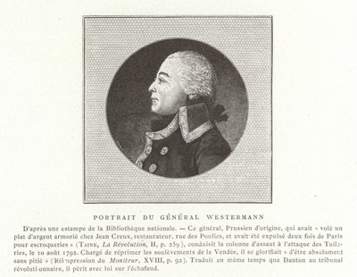 Francois Joseph Westermann by French School