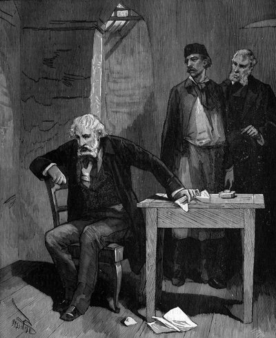 Frederic Sauvage (1786 - 1857), French inventor in a house at the end of his life by French School