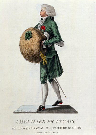 French Knight of the Order of St. Louis, 1787 by French School
