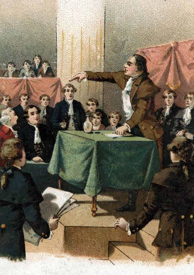 French Revolution - Georges Jacques Danton exclaiming 