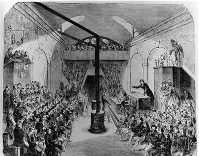 French Revolution: Robespierre at the Jacobins Club, March 31 by French School