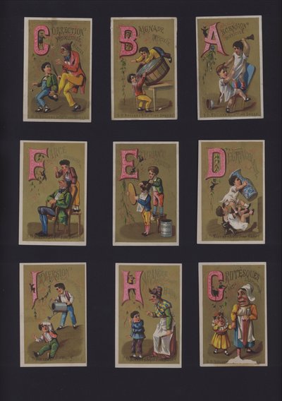 French comic alphabet by French School