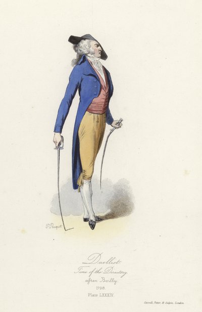 French Duellist, Time of the Directory by French School