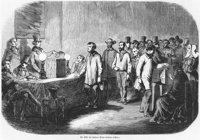 French Elections of 23rd April 1848 in Paris, 1848 by French School