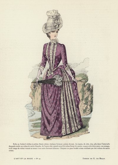 French fashion plate by French School